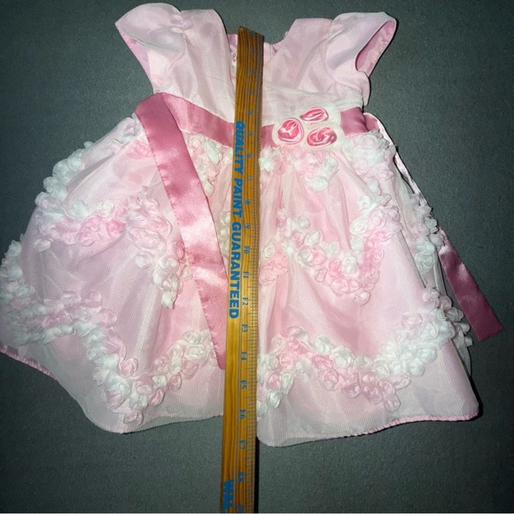 Jessica Ann Pink Baby Dress Infant 12 months - Picture 8 of 10